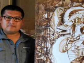 Artista plástico peruano Dante Guevara y el uso de la resina de huarango: «Mi satisfacción es que esta técnica originaria se conozca, se pruebe y se difunda»